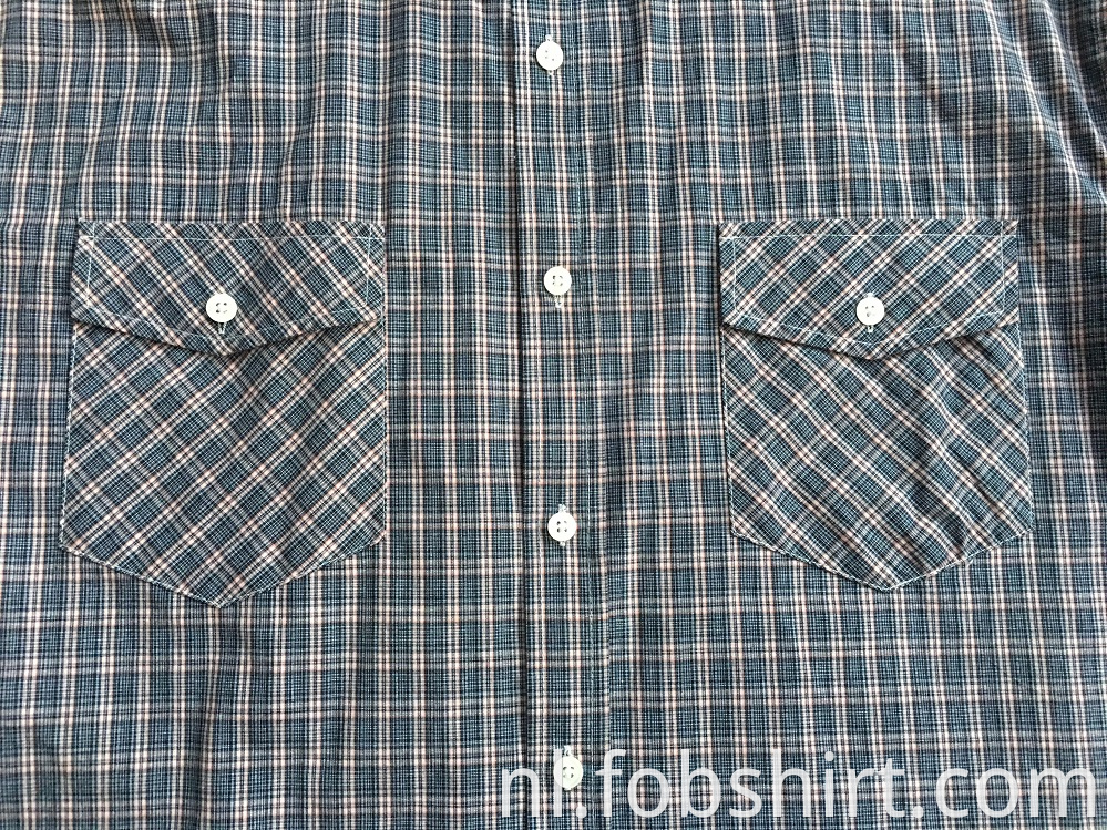 Men Two Chest Pocket Shirts
